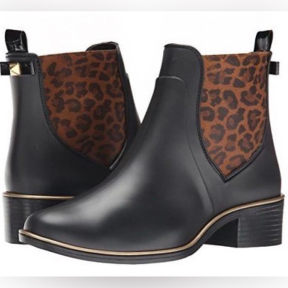 kate spade Shoes - Kate Spade Sedgewick Domina Chelsea Ankle Rain Boots in Leopard